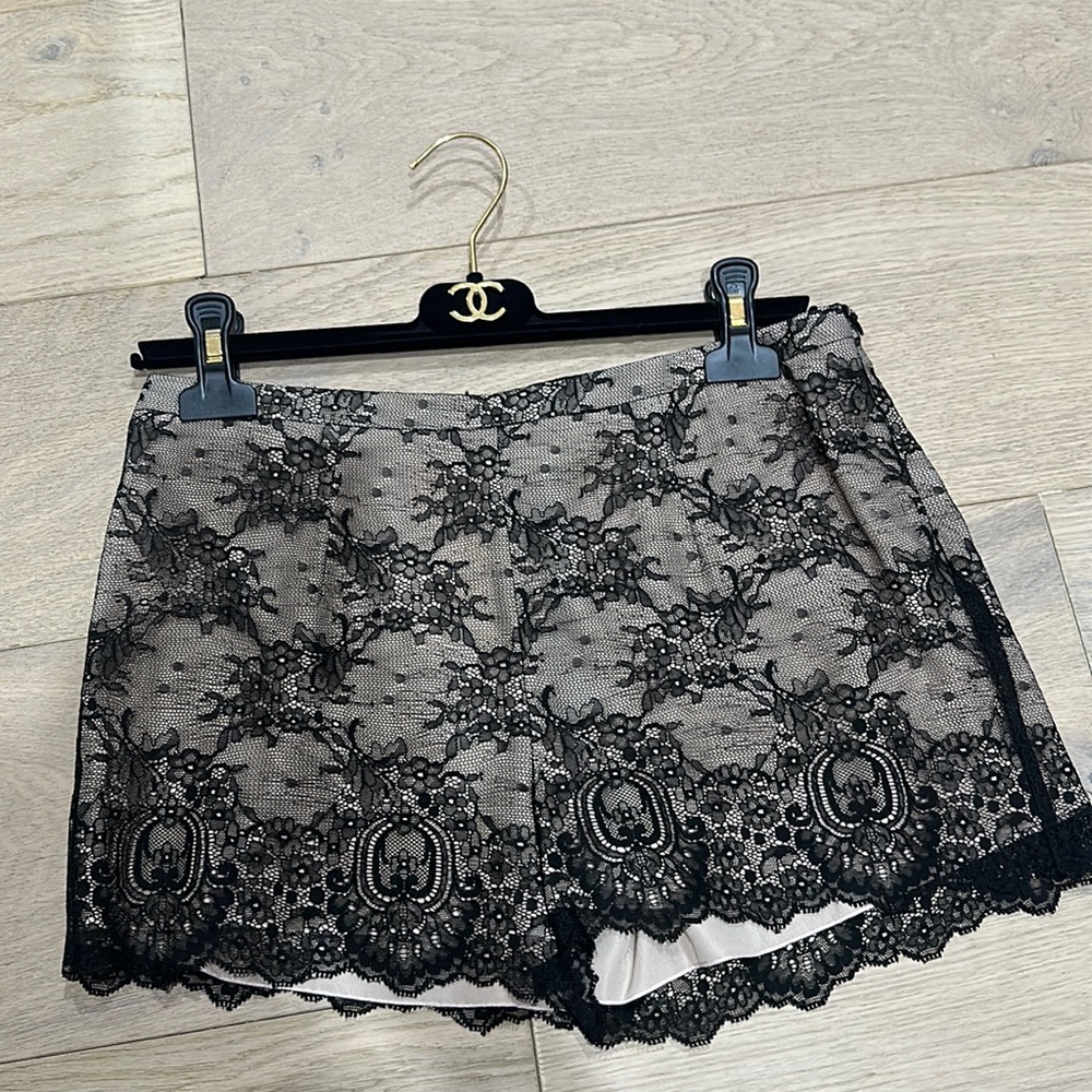 Red Valentino lace shorts